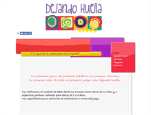 Tablet Screenshot of dejando-huella.com.ar